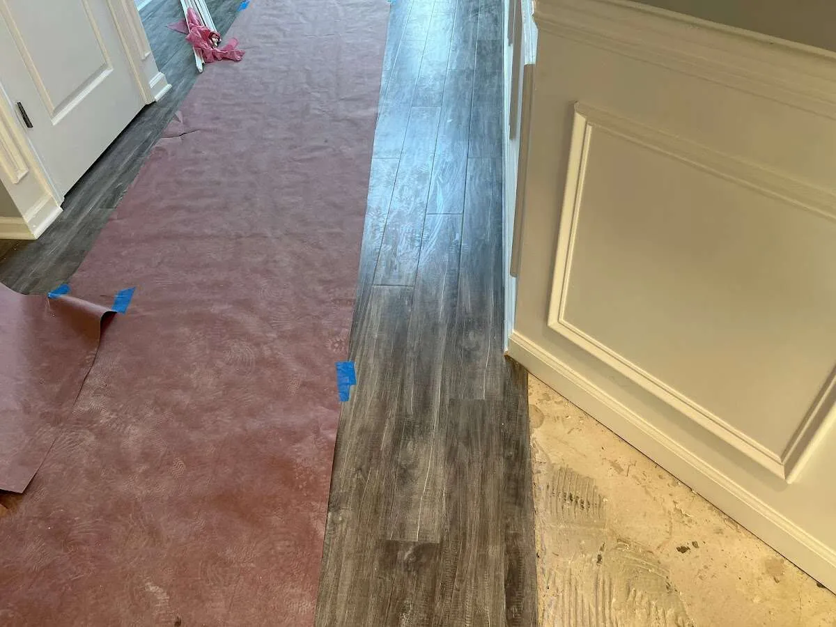 Completed marble shower restoration in Brunswick